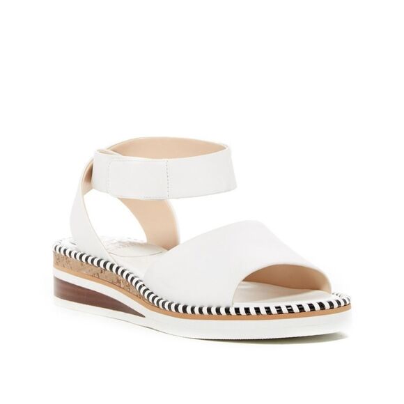 Vince Camuto Sandal Picket Fence Vachetta Size 5.5 - Picture 1 of 14